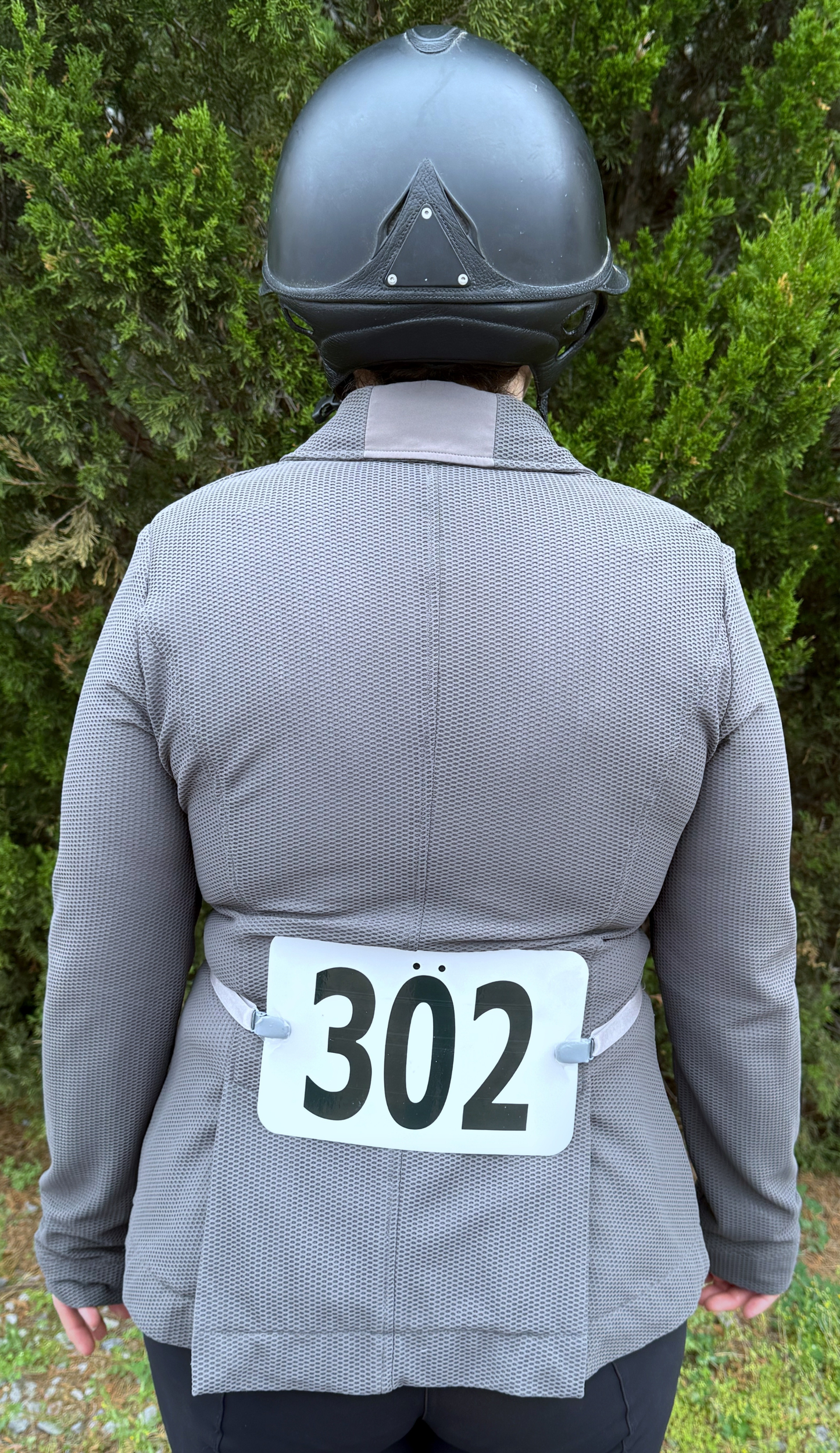 Medium Grey Velvet Showband