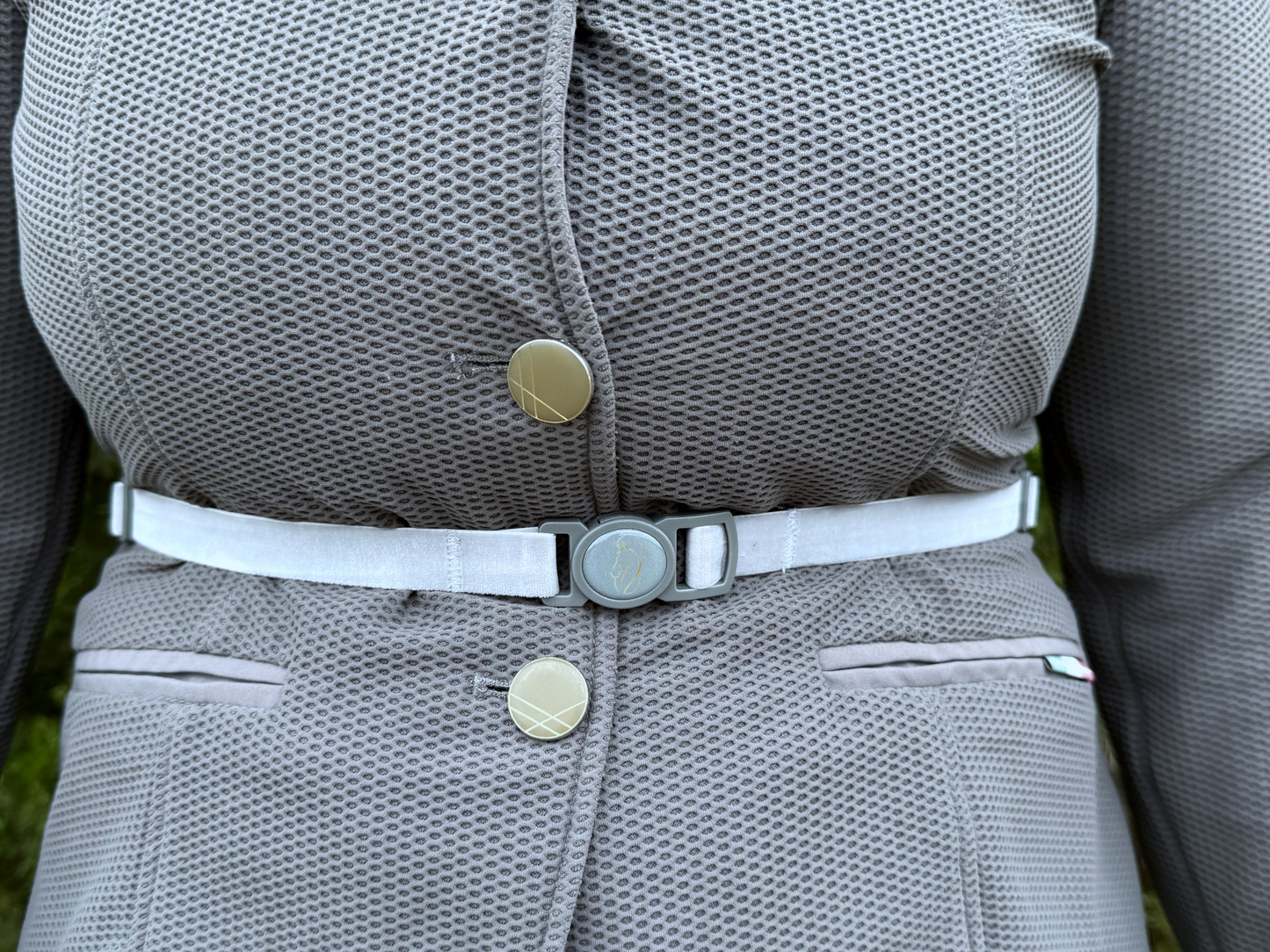 Medium Grey Velvet Showband