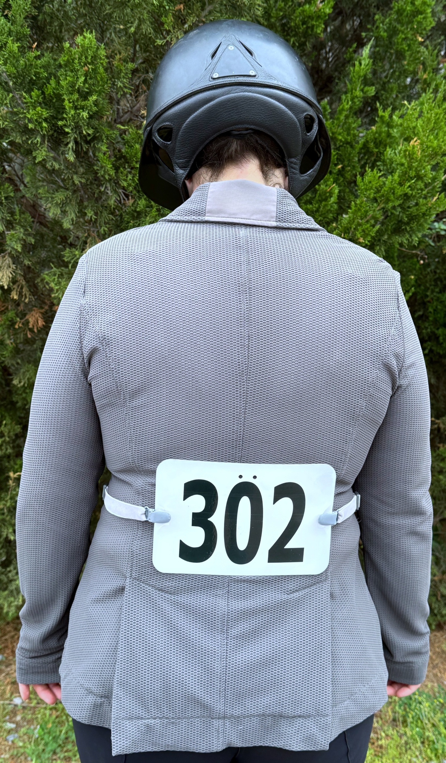 Light Grey Velvet Showband