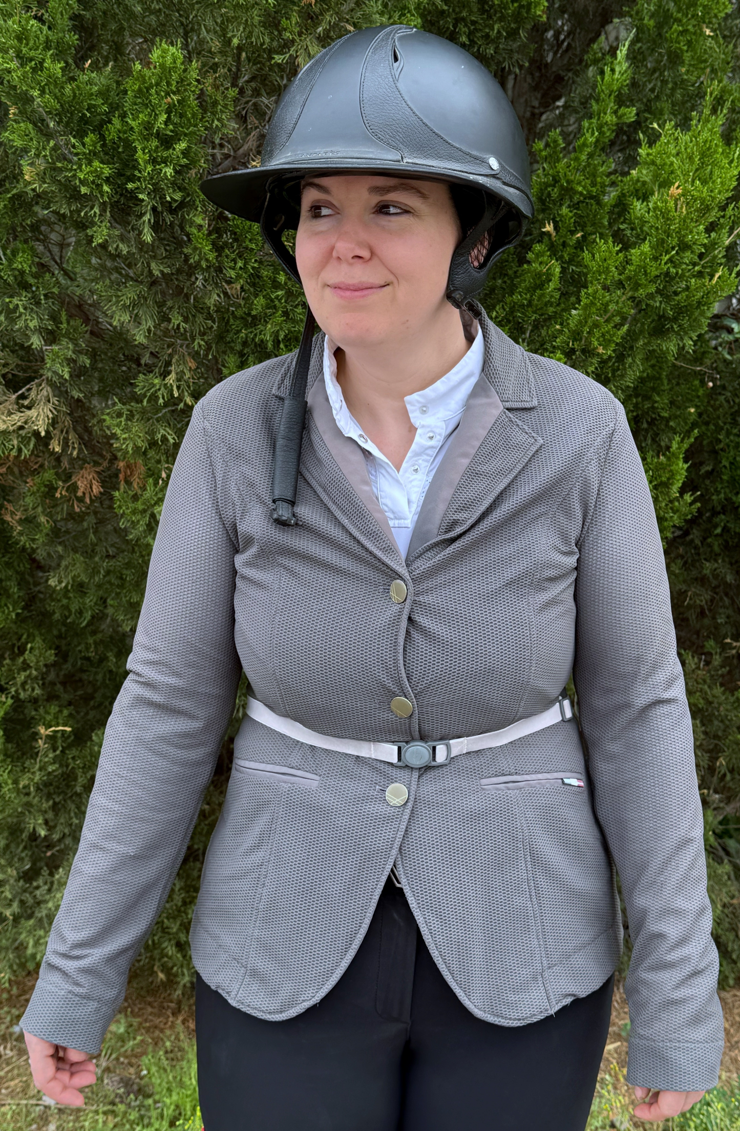 Light Grey Velvet Showband