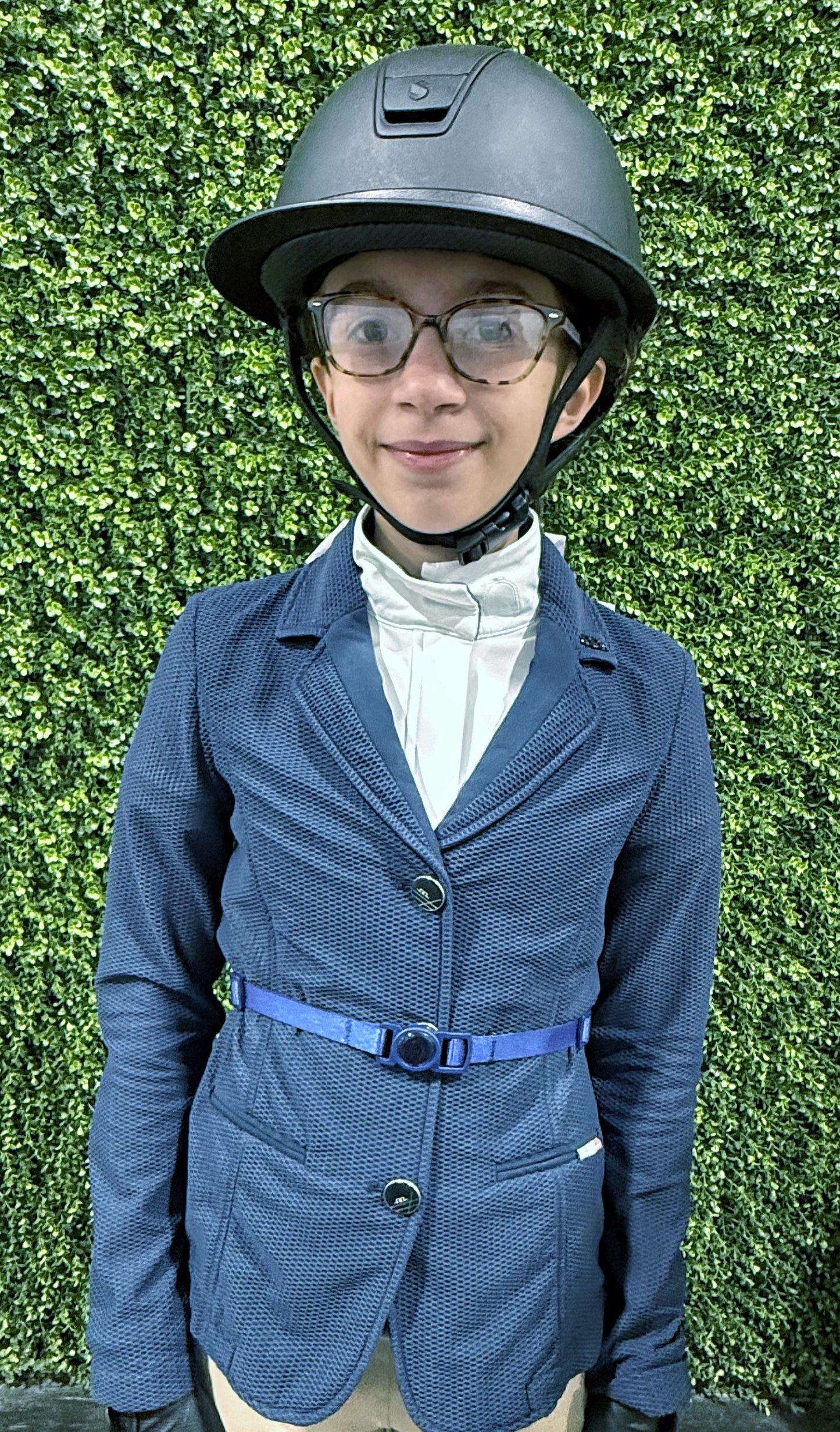 Navy Satin Showband