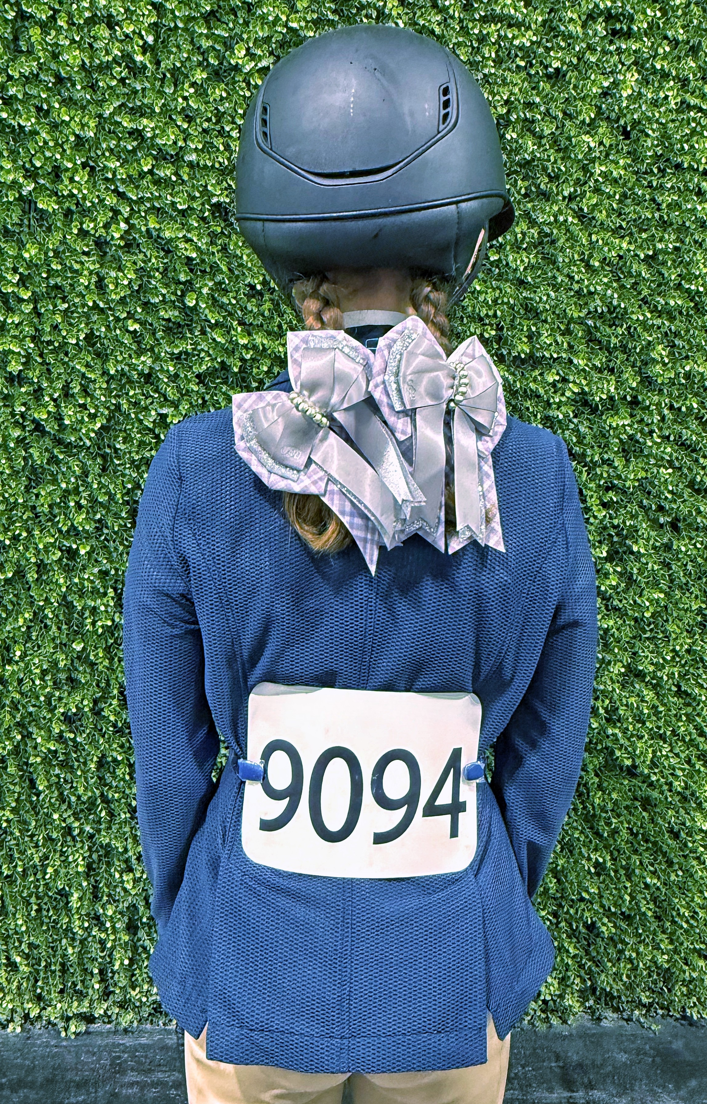 Navy Satin Showband
